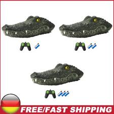 20 Mins Fun Time RC Boat High Simulation Waterproof 2.4GHz Alligator Head Boats for sale  Shipping to South Africa