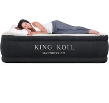 King Koil Pillow Top Plush Queen Air Mattress 80"L x 60"W x 16"Th for sale  Shipping to South Africa