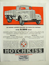 Prospectus camion hotchkiss d'occasion  Cluny
