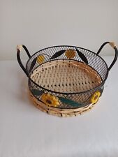 Wicker sunflower basket for sale  Luck