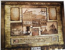Manchas relíquias locais históricos Abraham Lincoln, abril de 1865, John Wilkes Booth comprar usado  Enviando para Brazil