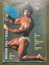 Muscle Power Revista De Fisicoculturismo Jose Luis Dominguez Mr. Sonora comprar usado  Enviando para Brazil