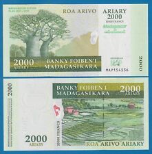 Madagascar 2000 ariary for sale  Tallman