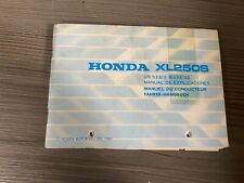 Honda 250 manual for sale  CHORLEY