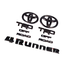 2010-2022 TOYOTA 4RUNNER TRD OFF ROAD BLACKOUT EMBLEMA KIT DE SOBREPOSIÇÃO GENUÍNO comprar usado  Enviando para Brazil