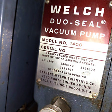 Welchvacuum pump model for sale  Arlington