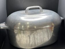 Vintage Wagner Ware 8 Qt. Magnalite Aluminum Oval Roaster 4265-P w/ Lid & Trivet for sale  Shipping to South Africa