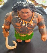 Boneco de ação Moana Mega Maui falante Disney Store Toy Talks com gancho 12" funciona comprar usado  Enviando para Brazil