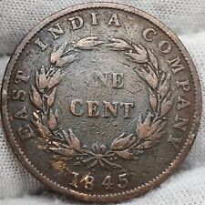 East India Company 1845 1 Cent Coin comprar usado  Enviando para Brazil