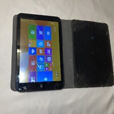 Tablet HP Black Stream S8 con estuche blando Hewlett-Packard probada, pantalla agrietada segunda mano  Embacar hacia Argentina