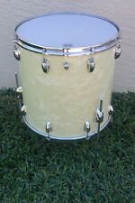 1960's SLINGERLAND 16" PISO DE PÉROLA MARINHA BRANCA TOM para SEU CONJUNTO DE BATERIA! K203 comprar usado  Enviando para Brazil