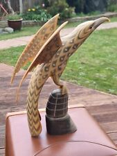 carved buffalo horn for sale  COLCHESTER