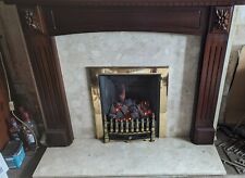 Marble fireplace mahogany for sale  STOURBRIDGE