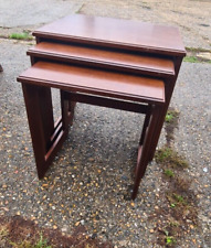 mahogany nest tables for sale  HIGH WYCOMBE
