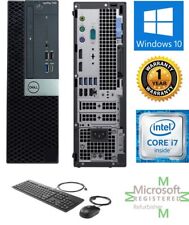 Computadora de escritorio Dell 7060 PC SFF Intel i7 8700 3,40 GB 64 GB 500 GB eMMC Win 10 Pro- segunda mano  Embacar hacia Spain