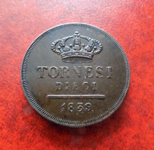 10 tornesi 1839 usato  Montione