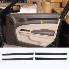 Para 2011-2022 Chrysler 300c fibra de carbono ABS interior painel de porta decoração acabamento 4X comprar usado  Enviando para Brazil