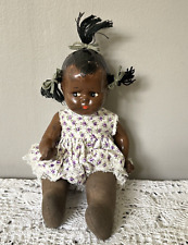 Usado, Boneca antiga vintage Effenbee preta bebê rabugento afro-americana caminhada conversa sono comprar usado  Enviando para Brazil