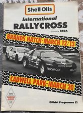 Rallycross programme group for sale  COLCHESTER