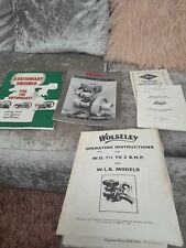 Wolseley engine booklet for sale  LEEDS