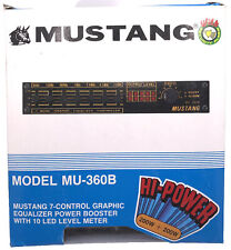 Equalizador gráfico de controle NOS Mustang 7 amplificador de potência modelo MU-360B, usado comprar usado  Enviando para Brazil