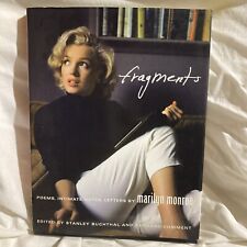 Fragmentos: Poemas, Notas Íntimas, Cartas de Marilyn Monroe 1ª Edição Livro comprar usado  Enviando para Brazil