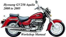 HYOSUNG GV250 AQUILA 2000 to 2005 WORKSHOP MANUAL - PDF Files for sale  Shipping to South Africa