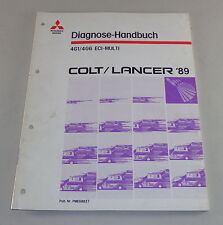 Motor de diagnóstico manual de oficina Mitsubishi COLT/Lancer 4G1 4G6 Eci-Multi 1989 comprar usado  Enviando para Brazil