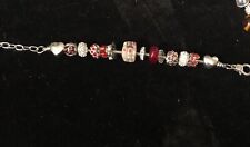 Charm bracelet red for sale  Auburn