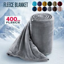 Fleece blanket throw for sale  BARKING
