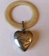 Antique silver heart for sale  GREAT YARMOUTH