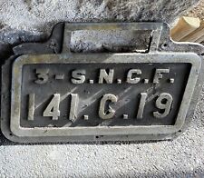 Plaque locomotive vapeur d'occasion  Saint-Genest-Malifaux
