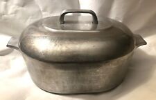 MAGNALITE GHC 8 QT DUTCH OVEN OVAL ROASTER W/ LID HEAVY DUTY ALUMINUM, used for sale  Shipping to South Africa