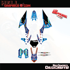 Used, Graphics Kit Decals RT1 Blue2 KTM SX SXF EXC XCW 125 250 450 2019-2022 for sale  Shipping to South Africa