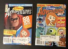 Cómic de la revista Disney Adventures de abril de 2003 y 2005 Los Increíbles segunda mano  Embacar hacia Argentina