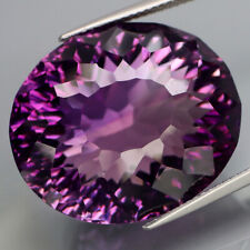 52.83Ct.100%Natural JUMBO Amethyst Bolivia None Treatment Oval Concave Cut CLEAN for sale  Shipping to South Africa