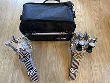 Sonor Double Bass Drum Kick Pedal with bag / carry case / Chain Drive / Hardware for sale  Shipping to South Africa