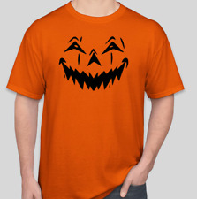 Camiseta unissex PUMPKIN FACE Halloween assustador jack o lanterna P-3XL, usado comprar usado  Enviando para Brazil