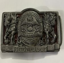 Budweiser belt buckle for sale  ROMFORD