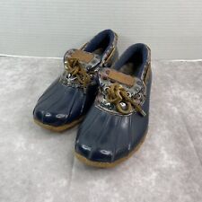 Used, Sperry Top Siders Duck Boots Women's Size 7 9045139 Waterproof Rubber Low Shoes for sale  Shipping to South Africa