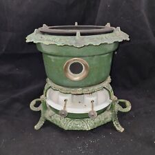 Antique GEORG HALLER cast iron enamel Kerosene Stove Cooker 2 Burner 2 Wick for sale  Shipping to South Africa