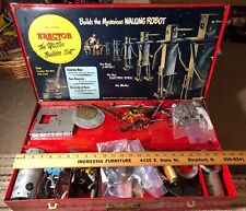 VINTAGE AC GILBERT 1950’s ERECTOR SET WALKING ROBOT NEAT OLD EDUCATIONAL TOY FUN for sale  Shipping to South Africa