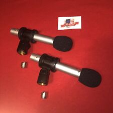 2 Condenser Mics Set Samson CO2 Stereo Pair+Clip Overhead Drum Microphones Used for sale  Shipping to South Africa