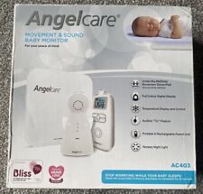 Used, Angelcare AC403 Digital COLOUR Breathing Movement / Sound BABY MONITOR + Pad for sale  Shipping to South Africa