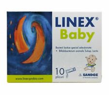 Linex Baby Powder 10 Sachets - Colic Flatulence Diarrhea - Treats Dysbacteriosis for sale  Shipping to South Africa
