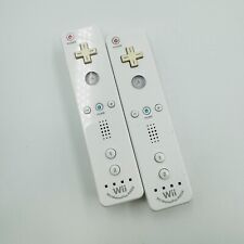 Controle remoto branco oficial Nintendo Wii Motion Plus (conjunto com 2) provado/limpo comprar usado  Enviando para Brazil