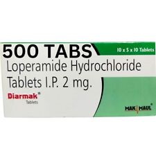 500 Tab Antii Diarrheall 2mg Tablets Long Exp AUG 2025 Free Shipping USA for sale  Shipping to South Africa