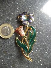 Beautiful enamel lily for sale  MORECAMBE