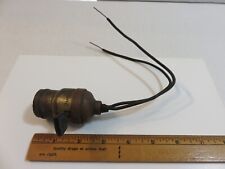 Usado, Soquete de luz vintage Hubbell latão interruptor de remo lâmpada comprar usado  Enviando para Brazil