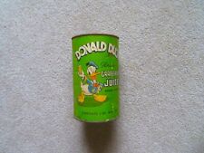 Usado, Gran lata de jugo de pomelo del pato Donald 1942 de colección 1 cuarto 14 oz. Contenedor segunda mano  Embacar hacia Argentina